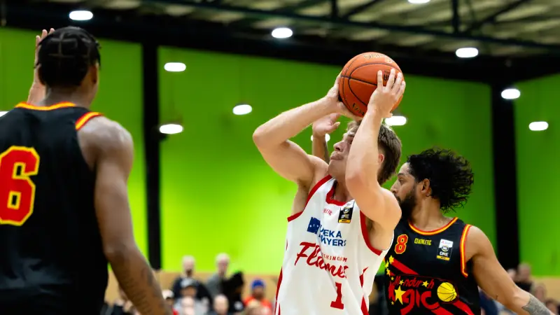 Basketball community gathering at local courts