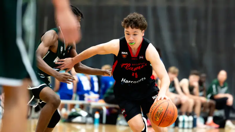Basketball community gathering at local courts