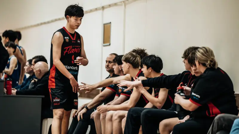 Basketball community gathering at local courts