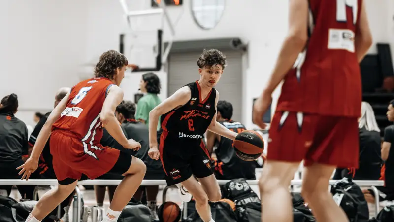 Basketball community gathering at local courts